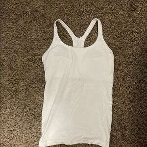 Lululemon ebb to street Women's White Tank Top
